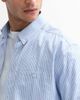 ASOS DESIGN ASOS DESIGN relaxed oxford shirt in blue stripes - 3