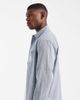 ASOS DESIGN ASOS DESIGN relaxed plaid shirt with chest embroidery in blue-Brown - 4
