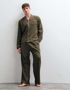 ASOS DESIGN ASOS DESIGN relaxed pyjama set in green