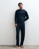 ASOS DESIGN ASOS DESIGN relaxed pyjama set in navy - 1