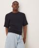 ASOS DESIGN ASOS DESIGN relaxed rib knit t-shirt in navy - 3