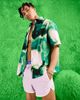 ASOS DESIGN ASOS DESIGN relaxed shirt in abstract heat map print-Green - 1