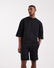 ASOS DESIGN ASOS DESIGN relaxed short set sleeve sweatshirt in black - 2