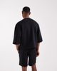 ASOS DESIGN ASOS DESIGN relaxed short set sleeve sweatshirt in black - 3