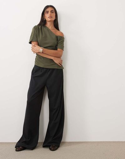ASOS DESIGN ASOS DESIGN relaxed supersoft sweatpants in black