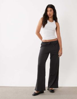 ASOS DESIGN ASOS DESIGN relaxed supersoft sweatpants in charcoal-Gray