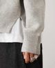 ASOS DESIGN ASOS DESIGN relaxed sweater with side split detail in gray - 3