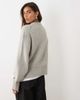 ASOS DESIGN ASOS DESIGN relaxed sweater with side split detail in gray - 4