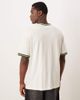 ASOS DESIGN ASOS DESIGN relaxed T-shirt with neck and cuff tipping and soccer graphic in off white - 3