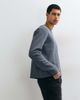 ASOS DESIGN ASOS DESIGN relaxed t-shirt with notch neck in charcoal waffle-Gray - 2