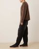ASOS DESIGN ASOS DESIGN Relaxed taper elastic pants with drawstring in black wash - 3