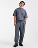 ASOS DESIGN ASOS DESIGN relaxed taper pleated sweatpants in blue-Gray - 1
