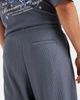 ASOS DESIGN ASOS DESIGN relaxed taper pleated sweatpants in blue-Gray - 4