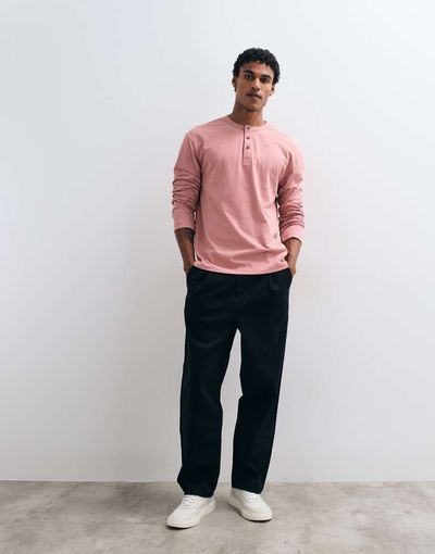 ASOS DESIGN ASOS DESIGN relaxed tapered chinos in black