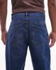 ASOS DESIGN ASOS DESIGN relaxed tapered jeans in dark wash blue - 4
