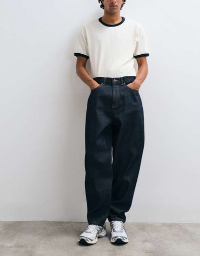 ASOS DESIGN ASOS DESIGN relaxed tapered jeans in raw indigo-Blue
