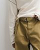 ASOS DESIGN ASOS DESIGN relaxed tapered pants with belt and pleats in olive-Green - 3