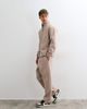 ASOS DESIGN ASOS DESIGN relaxed tapered scuba-style fabric sweatpants in neutral - 3