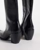 ASOS DESIGN ASOS DESIGN Renzo real leather extreme western boots in black - 2