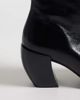 ASOS DESIGN ASOS DESIGN Renzo real leather extreme western boots in black - 3