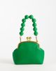 ASOS DESIGN ASOS DESIGN resin ball handle frame clutch bag in green - 1