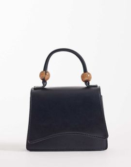 ASOS DESIGN ASOS DESIGN resin ball top handle crossbody bag with detachable strap in black