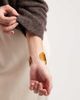 ASOS DESIGN ASOS DESIGN resin cuff bracelet in amber tone-Orange - 3