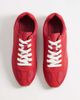 ASOS DESIGN ASOS DESIGN retro lace up sneakers in red nylon - 1