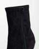 ASOS DESIGN ASOS DESIGN Revel wedge sock ankle boots in black suedette - 3
