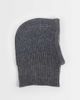 ASOS DESIGN ASOS DESIGN rib knit hood in gray - 1
