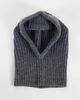 ASOS DESIGN ASOS DESIGN rib knit hood in gray - 3