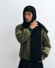 ASOS DESIGN ASOS DESIGN rib knit hooded scarf in black - 3