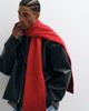 ASOS DESIGN ASOS DESIGN rib knit scarf in red - 2