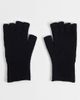 ASOS DESIGN ASOS DESIGN ribbed fingerless gloves in black - 1