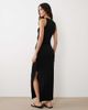 ASOS DESIGN ASOS DESIGN ribbed halter neck midaxi dress with keyhole detail in black - 2