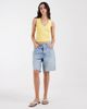 ASOS DESIGN ASOS DESIGN ribbed v neck tank top in yellow - 2