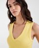 ASOS DESIGN ASOS DESIGN ribbed v neck tank top in yellow - 3