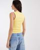 ASOS DESIGN ASOS DESIGN ribbed v neck tank top in yellow - 4