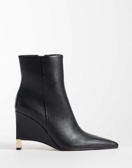 ASOS DESIGN ASOS DESIGN Rin wedge ankle boots in black