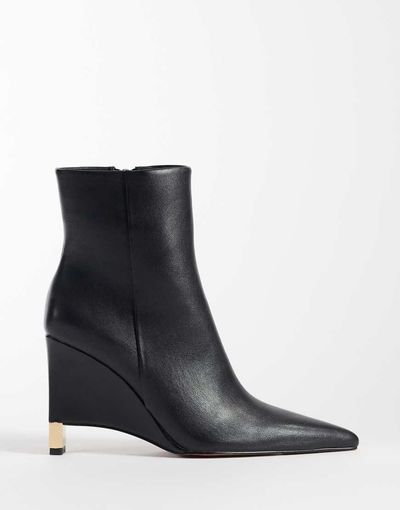 ASOS DESIGN ASOS DESIGN Rin wedge ankle boots in black