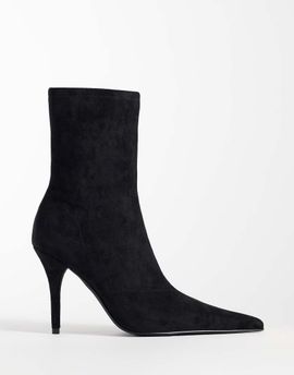 ASOS DESIGN ASOS DESIGN Rina high stiletto sock ankle boots in black