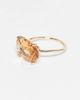 ASOS DESIGN ASOS DESIGN ring with amber stone setting in gold tone - 3