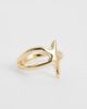 ASOS DESIGN ASOS DESIGN ring with mini starfish design in gold tone - 2