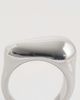 ASOS DESIGN ASOS DESIGN ring with round shape design in silver tone - 3