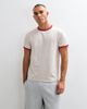 ASOS DESIGN ASOS DESIGN ringer t-shirt in heathered stone-Neutral - 1