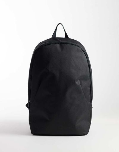 ASOS DESIGN ASOS DESIGN ripstop nylon backpack in black