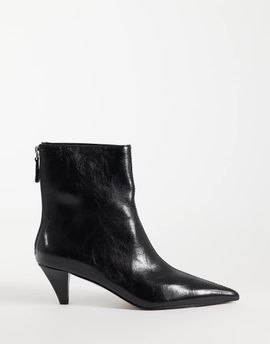 ASOS DESIGN ASOS DESIGN Rivelle cone heel ankle boots in black