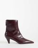ASOS DESIGN ASOS DESIGN Rivelle cone heel ankle boots in burgundy-Red - 1