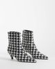 ASOS DESIGN ASOS DESIGN Rivelle cone heel ankle boots in houndstooth-Multi - 2