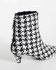 ASOS DESIGN ASOS DESIGN Rivelle cone heel ankle boots in houndstooth-Multi - 4
